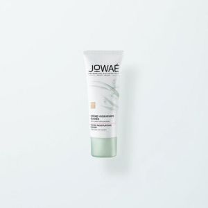 JOWAE Crème Hydratante Teintée Dorée - Soin Visage Toutes Peaux - Eau de Fleurs de Sakura - T/30ml
