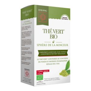 DAYANG THE VERT BIO 15 Gélules Végétales - Complément Alimentaire Sphère de la Minceur