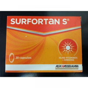 SURFORTAN S - Complément Alimentaire pour Lutter contre la Fatigue Passagère - Ginseng - Bte/30