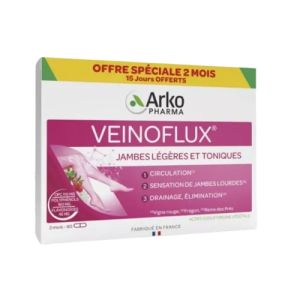 Veinoflux jambes légères et toniques 60 gélules