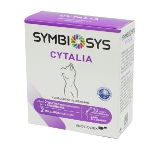 SYMBIOSYS CYTALIA 30 Sticks - 2 Milliards par Stick (2 Souches Micro-encapsulées + Canneberge)