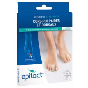 EPITACT Doigtiers Ajustables Bte/2 - Protection Orteils, Doigts (Cor Pulpaire/Dorsal) Epithélium 26