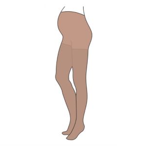 VEINAX Microtrans Beige Eclat Collant de Maternité Contention Femme Classe 2, 15-20 mmHg / 20-27 hPa