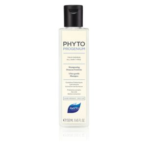 PHYTOPROGENIUM Shampooing Douceur Extrême 250ml - Tous Cheveux, Complexe Prébiotiques