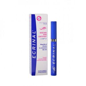 ECRINAL Mascara Noir Fortifiant Cils et Sourcils - Noir - Fl/7ml - ASEPTA