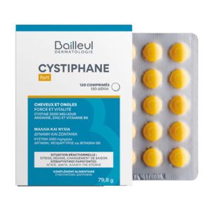 Cystiphane fort cheveux et ongles120 CP