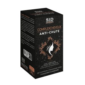 SID NUTRITION ComplexCheveux Anti-chute 180 Comprimés - Aide à Réduire la Chute de Cheveux