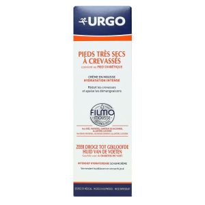 URGO - FILMOMOUSSE - Pieds très secs crevasses mousse hydratation intense  - 125ml