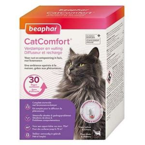 CATCOMFORT Diffuseur et Recharge 48ml aux Phéromones - Chats et Chatons