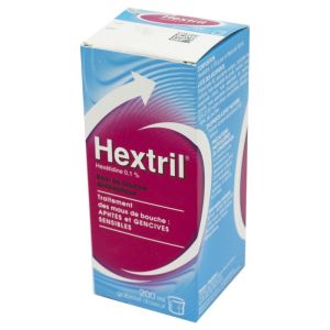Hextril 0,1% bain de bouche - Flacon 200 ml