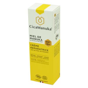 CICAMANUKA Crème Réparatrice 40ml - Enrichi en Miel de Manuka lAA 10+