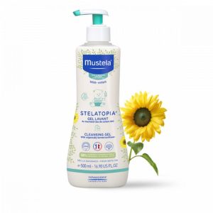 MUSTELA STELATOPIA Gel Lavant 500ml - Peau à Tendance Atopique - Tournesol Bio