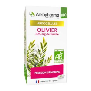 ARKOGELULES BIO Olivier 825mg de feuille - Bte/45 - Pression Sanguine