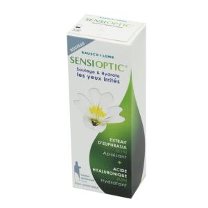 SENSIOPTIC Yeux Irrités Solution Ophtalmique 10ml - Extrait d' Euphrasia, Acide Hyaluronique