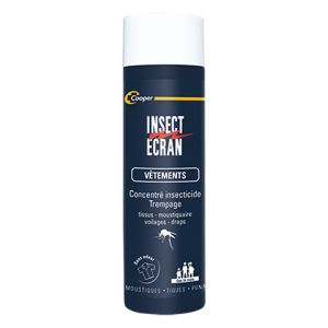 INSECT ECRAN Vêtement Trempage 200ml - Concentré Insecticide pour Trempage (Tissus, Moustiquaires...)