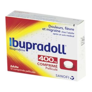 Ibupradoll 400 mg, 12 comprimés
