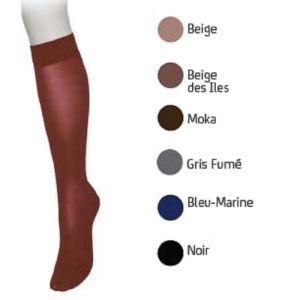 VEINAX Microtrans Beige des Iles Mi-Bas (Chaussette) de Contention Femme Classe 2 - 15-20 mmHg