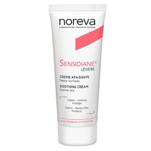 SENSIDIANE Crème Apaisante Légère - Soin des Peaux Normales Intolérantes Sensibles - T/40ml