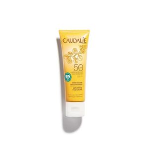 CAUDALIE SOLAIRE Crème Visage Anti Rides SPF50 - Haute Protection Solaire Peaux Sensibles - T/50ml