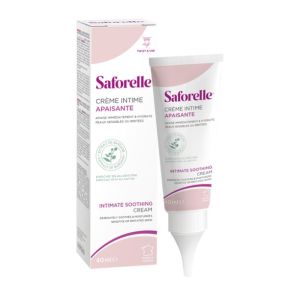 SAFORELLE Crème Apaisante Intime 100ml - Apaise Immédiatement les Irritations Intimes - Bardane