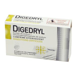 Digedryl, comprimé effervescent - 2 tubes de 15