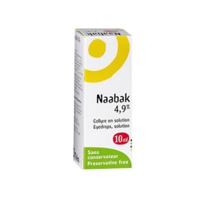 Naabak 4,9 %, collyre - Flacon 10ml