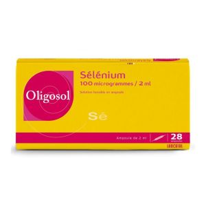 Oligosol Sélénium 100µg, solution buvable - 28 ampoules 2ml