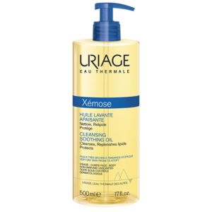 URIAGE Xémose Huile Lavante Apaisante 500ml - Peaux très Sèches à Tendance Atopique - Douche, Bain