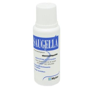 SAUGELLA Dermoliquide 250ml - Emulsion Lavante Hygiène Intime et Corporelle