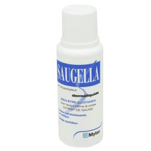 SAUGELLA Dermoliquide 250ml - Emulsion Lavante Hygiène Intime et Corporelle