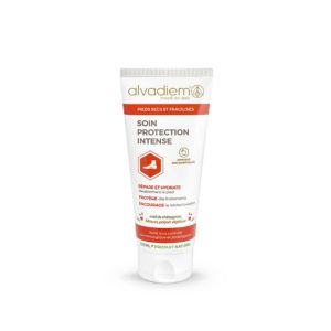 ALVADIEM Soin Protection Intense 100ml - Pieds Secs et Fragilisés, Frottements, Pieds Diabétique