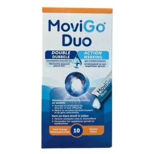 MOVIGO Duo - Constipation associée aux gaz et ballonnements - Bte /10 sachets