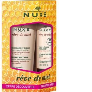 NUXE Rêve de Miel - Duo Crème mains et ongles + Stick lèvres hydratant