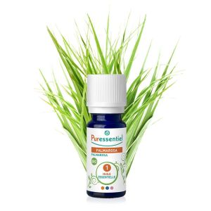 PURESSENTIEL BIO Palmarosa 10ml - Huile Essentielle Cymbopogon martinii