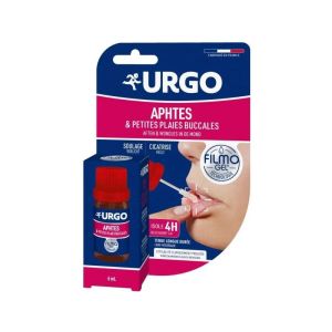 URGO FILMOGEL Aphtes - Isole, Soulage et Cicatrise les Aphtes et Petites Plaies Buccales
