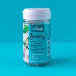 MyVeggie ZEN 60 Gélules - Complément Alimentaire Végans - Endormissement, Stress