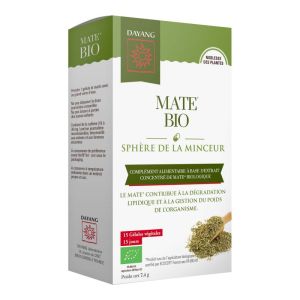 DAYANG MATE BIO 15 Gélules Végétales - Complément Alimentaire Sphère de la Minceur