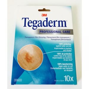 TEGADERM 10 x 12 cm Pansement Film Adhésif Transparent  Bte/10 - 3M SANTE