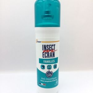 INSECT ECRAN Famille 100ml - Répulsif Peau pour Toute la Famille Protégeant des Piqûres de Moustique