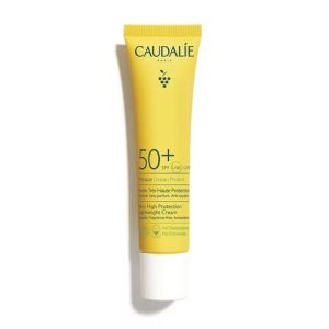 VINOSUN PROTECT Fluide Très Haute Protection SPF50+ 40ml - Visage, Cou, Décolleté -  UVA / UVB - Invisible, Anti-oxydant, Sans Parfum