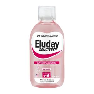 ELUDAY GENCIVES 500ml - Solution pour Bain de Bouche - Gencives Sensibles