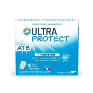 BIOCODEX - Probiotique ultra protect ATB - 10 gélules végétales