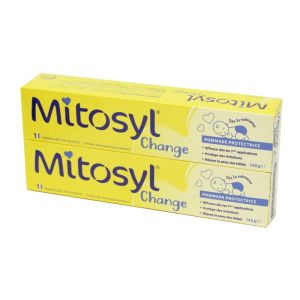 MITOSYL CHANGE Lot de 2 Pommade Protectrice 145g - Prévention des Rougeurs du Siège du Nourrisson