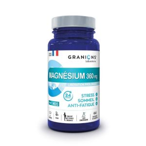 GRANIONS PILULIERS Magnésium 360mg 60 Comprimés - Energie, Vitalité