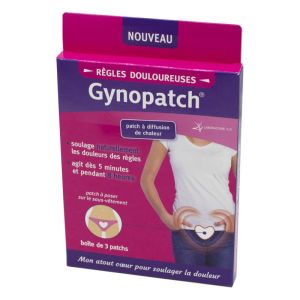 GYNOPATCH Règles Douloureuses Bte/3 Patchs - Diffusion de Chaleur Naturelle