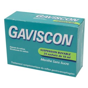 Gaviscon, suspension buvable- 24 sachets-doses de 10 ml