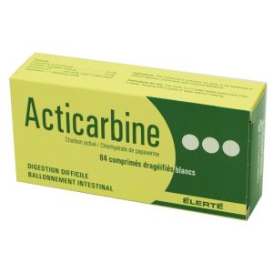 Acticarbine, 84 comprimés enrobés Grand modèle
