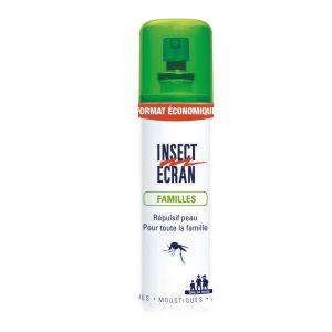 INSECT ECRAN Famille 200ml - Répulsif Peau pour Toute la Famille Protégeant des Piqûres de Moustique