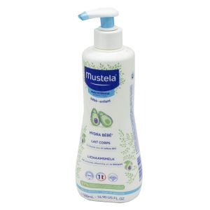 MUSTELA PEAU NORMALE Hydra Bébé Lait Corps 500ml - Perséose d' Avocat Bio