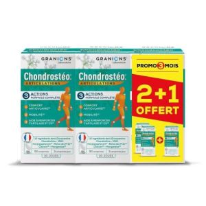 Laboratoire GRANIONS - Chondrostéo Douleurs Articulaires - OFFRE SPÉCIALE 3 MOIS 3518681011781